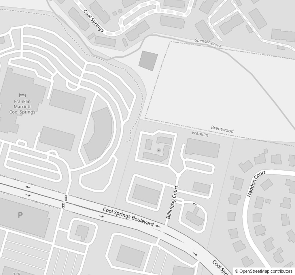 Map of the Crow Estate Planning & Probate office in Franklin